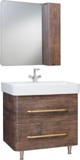 Зеркало-шкаф Bellezza Олимпия 60см правый орех 00000007053